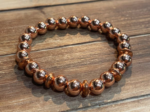 Aromatherapy Healing Stone Bracelet - Copper