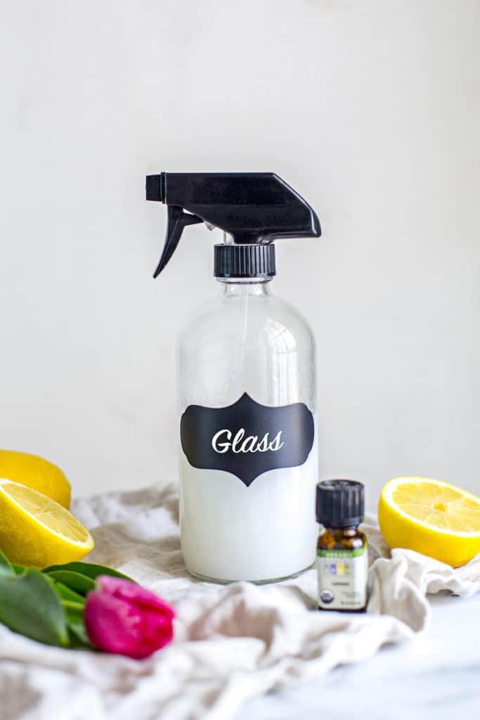 DIY Natural Glass Cleaner - Oakwood Natural Living