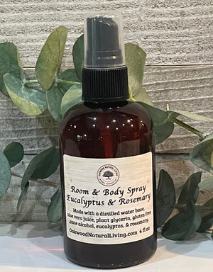 Eucalyptus & Rosemary Room and Body Spray