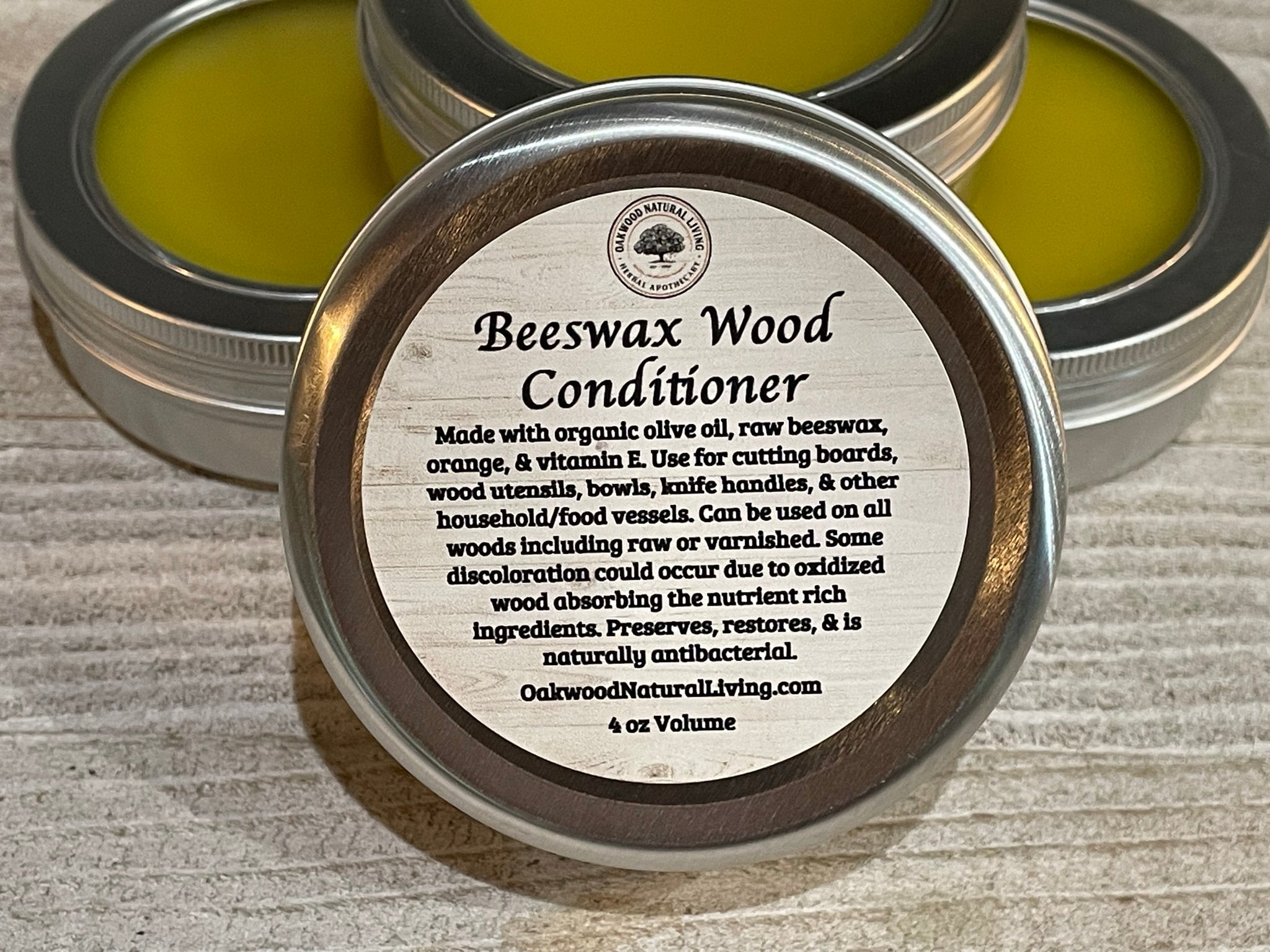 Coconut Oil Beeswax Wood Wax - All-Natural Organic Cutting Board Oil  Conditioning Paste 2 oz. (60ml) - Small batch — Rusticcraft Designs