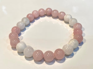 Aromatherapy Healing Stone Bracelet - Rose Quartz