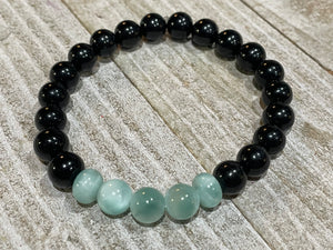 Aromatherapy Healing Stone Bracelet - Black Tourmaline