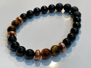 Aromatherapy Healing Stone Bracelet - Black Tourmaline