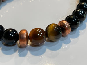 Aromatherapy Healing Stone Bracelet - Black Tourmaline