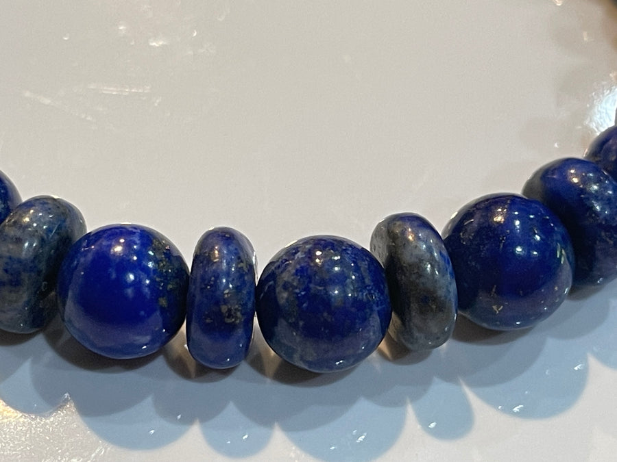 Aromatherapy Healing Stone Bracelet  - Self Heal - Blue Lapis
