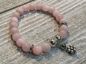 Aromatherapy Healing Stone Bracelet - Rose Quartz