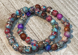 Aromatherapy Healing Stone Bracelet - GALAXY JASPER