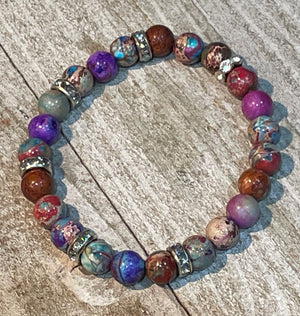 Aromatherapy Healing Stone Bracelet - GALAXY JASPER