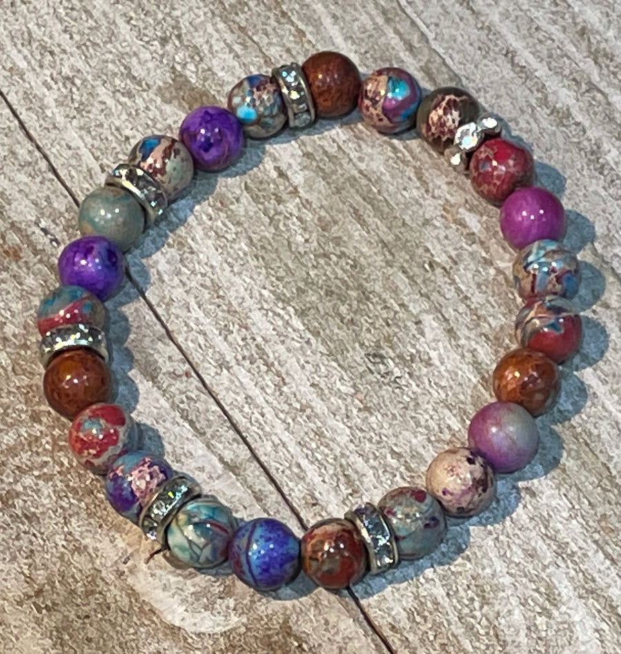 Aromatherapy Healing Stone Bracelet - GALAXY JASPER