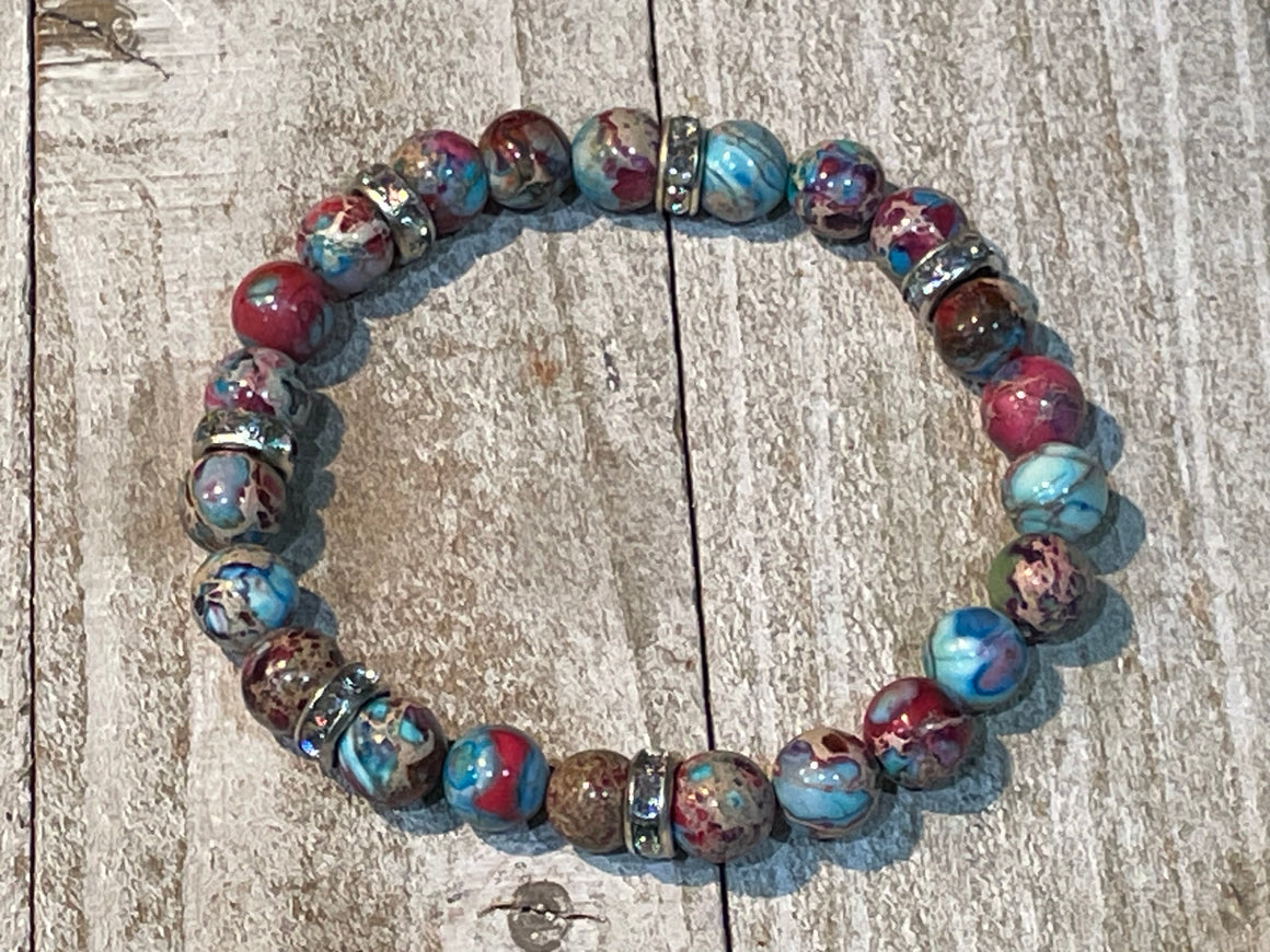 Aromatherapy Healing Stone Bracelet - GALAXY JASPER