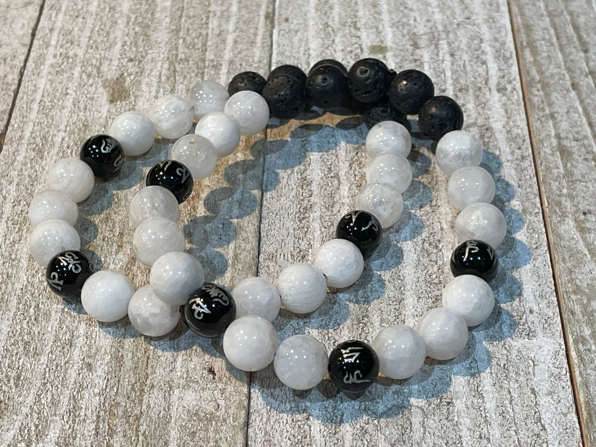 Aromatherapy Healing Stone Bracelet - GROUNDING