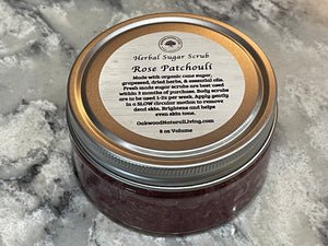 Sugar Face and Body Scrub Rose Patchouli