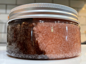 Valentines Chocolate Strawberry Sugar Scrub