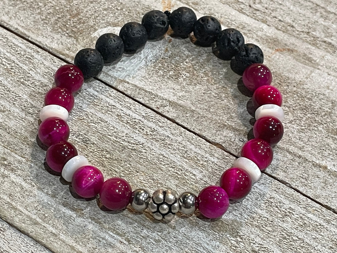 Aromatherapy Healing Stone Bracelet  MOTIVATION