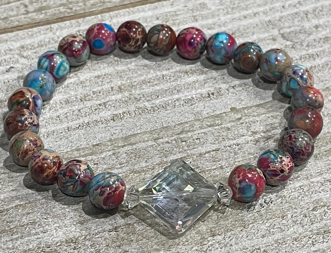 Aromatherapy Healing Stone Bracelet - GALAXY JASPER