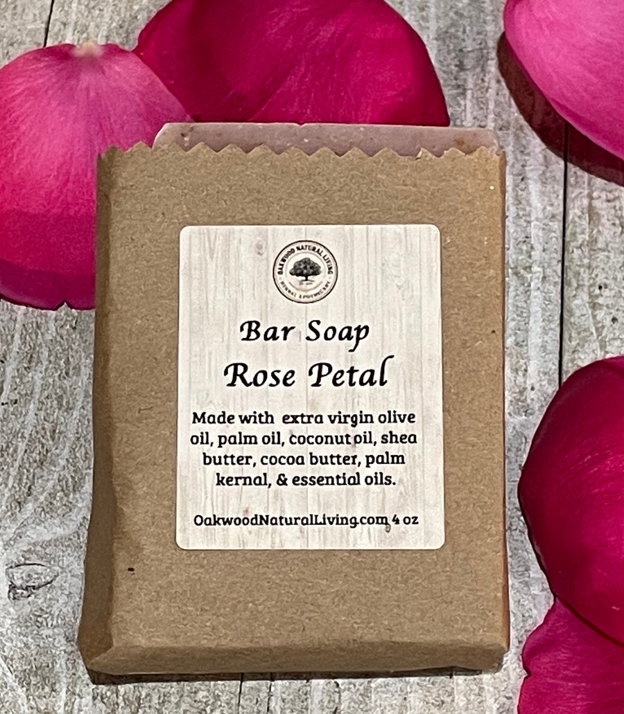 Bar Soap - Rose Petal - Oakwood Natural Living