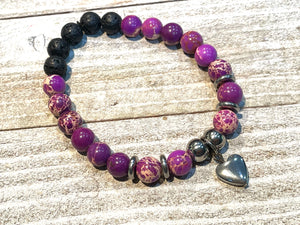 Aromatherapy Healing Stone Bracelet Collection