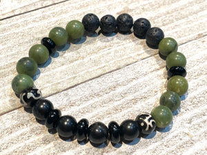 Aromatherapy Healing Stone Bracelet   JADE