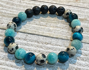 Aromatherapy Healing Stone Bracelet Collection