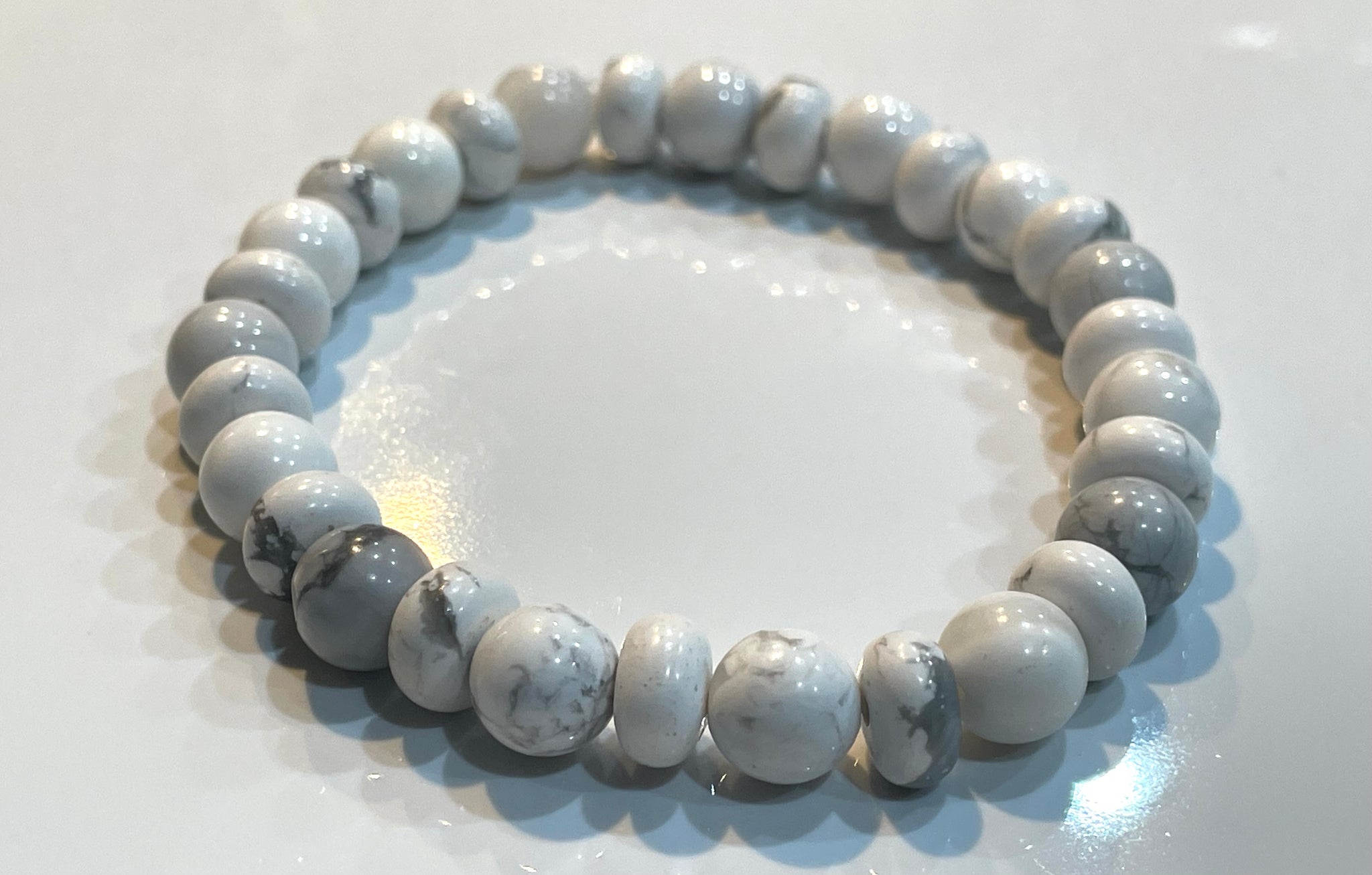 Aromatherapy Healing Stone Bracelet - Howlite