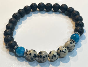 Aromatherapy Healing Stone Bracelet Collection MENS LINE
