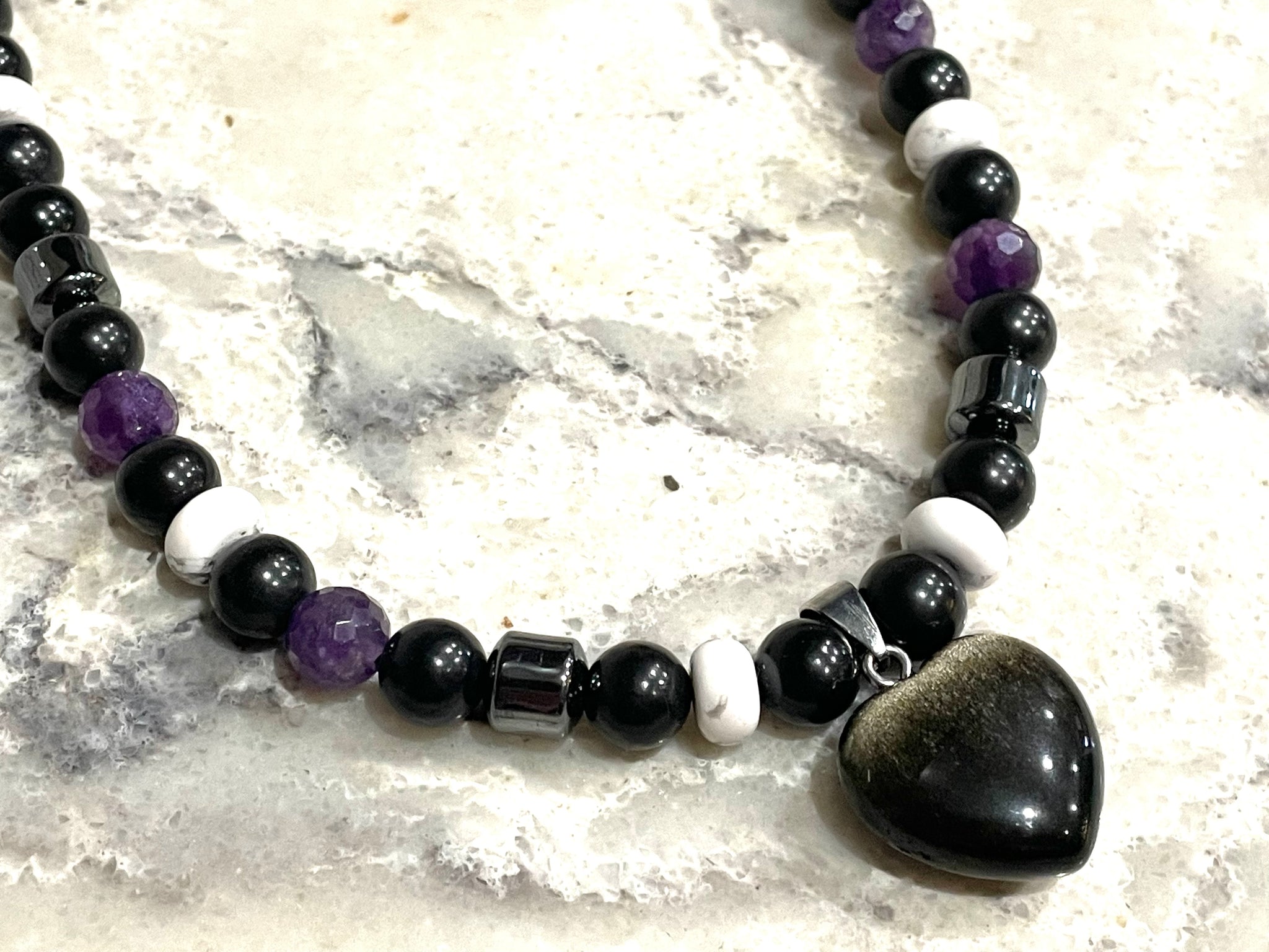 Aromatherapy Healing Stone Necklace Collection