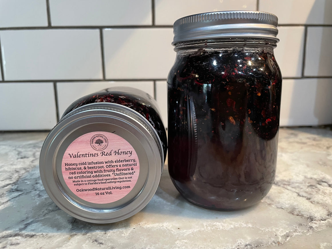 Raw Honey - Valentines Red Honey