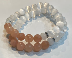 Healing Stone Bracelet - Selenite