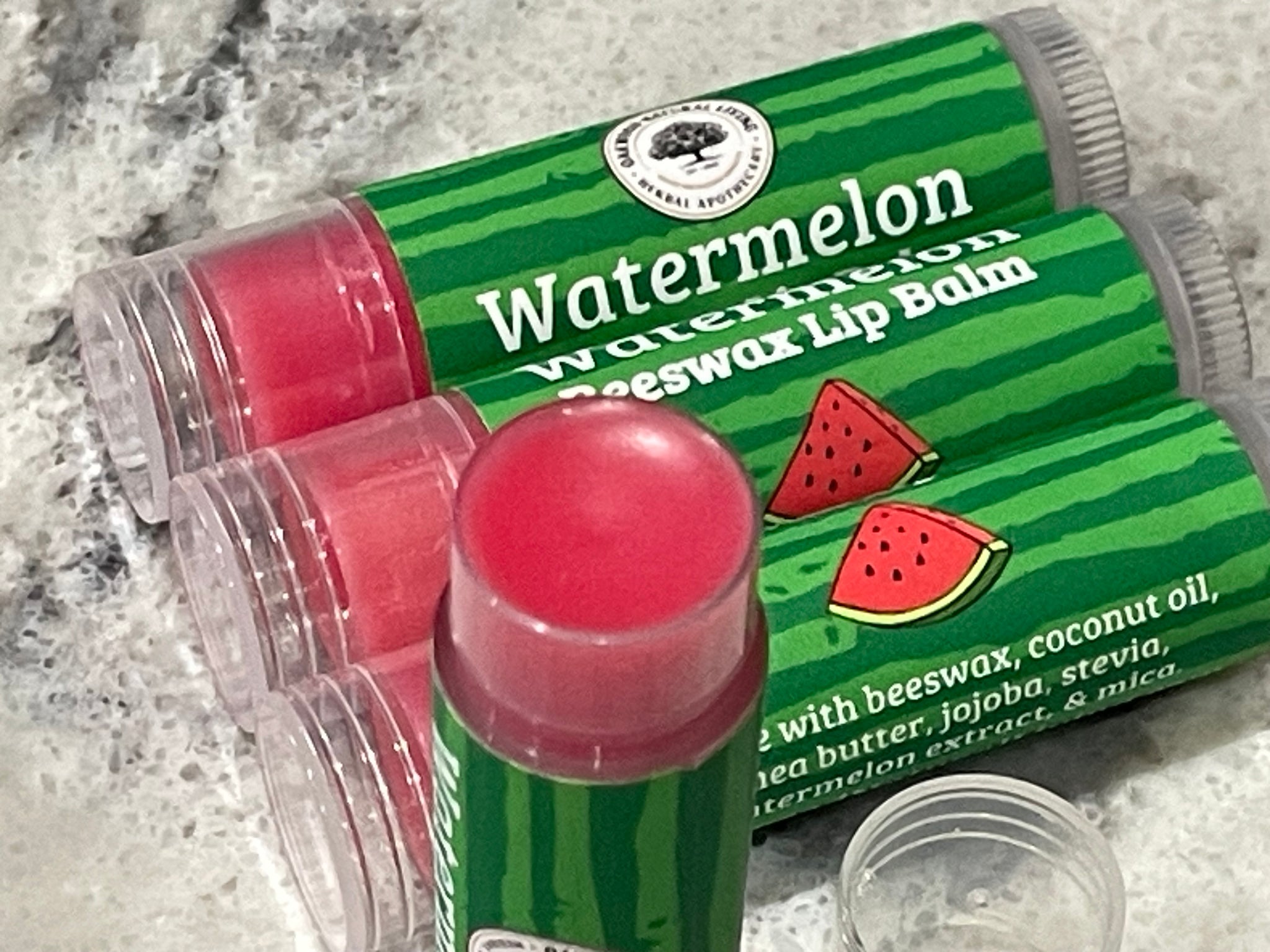 Watermelon Beeswax Lip Balm