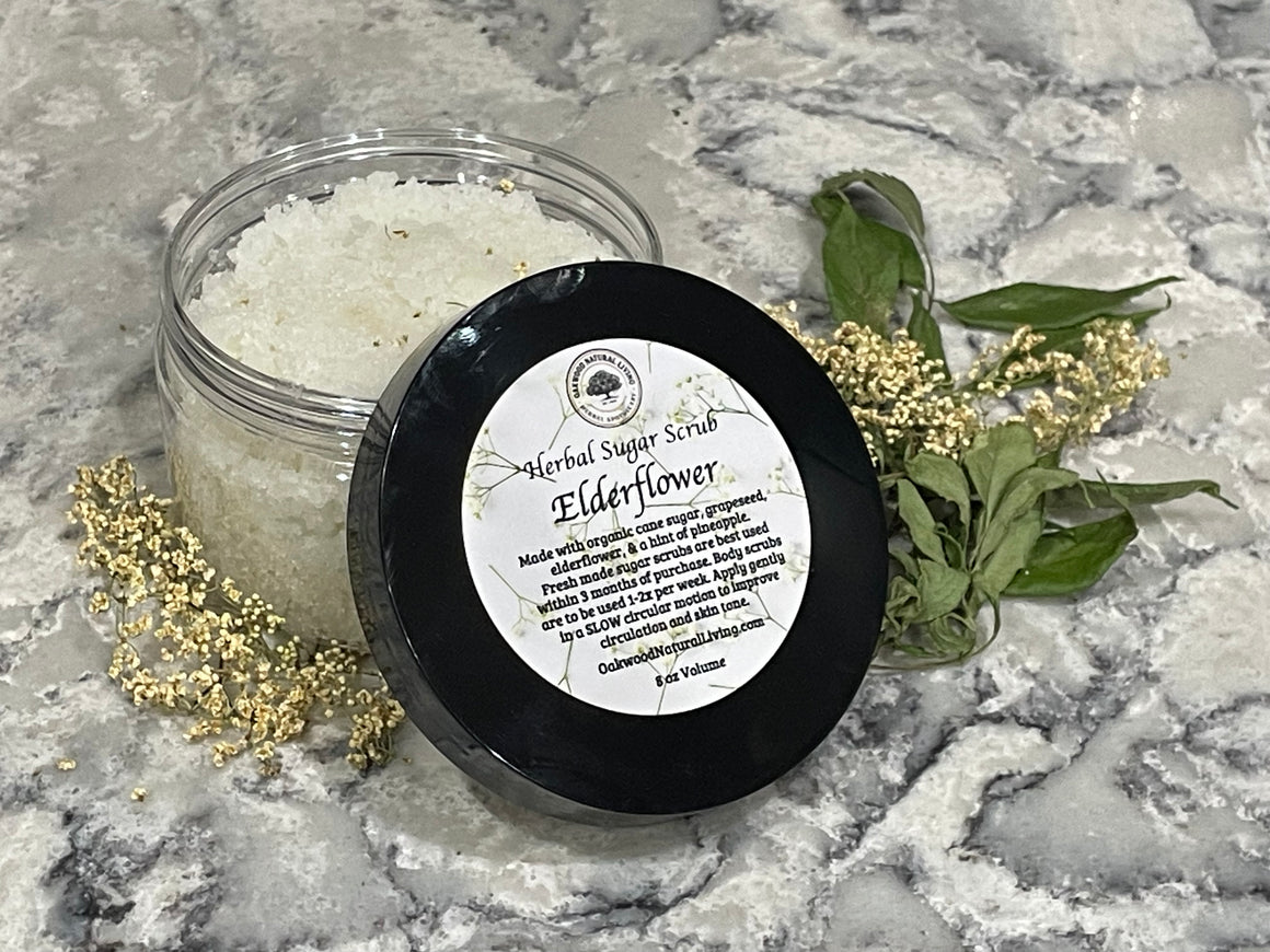 Sugar Face & Body Scrub - Elderflower