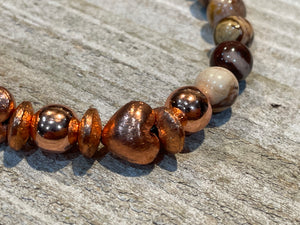 Aromatherapy Healing Stone Bracelet - Copper