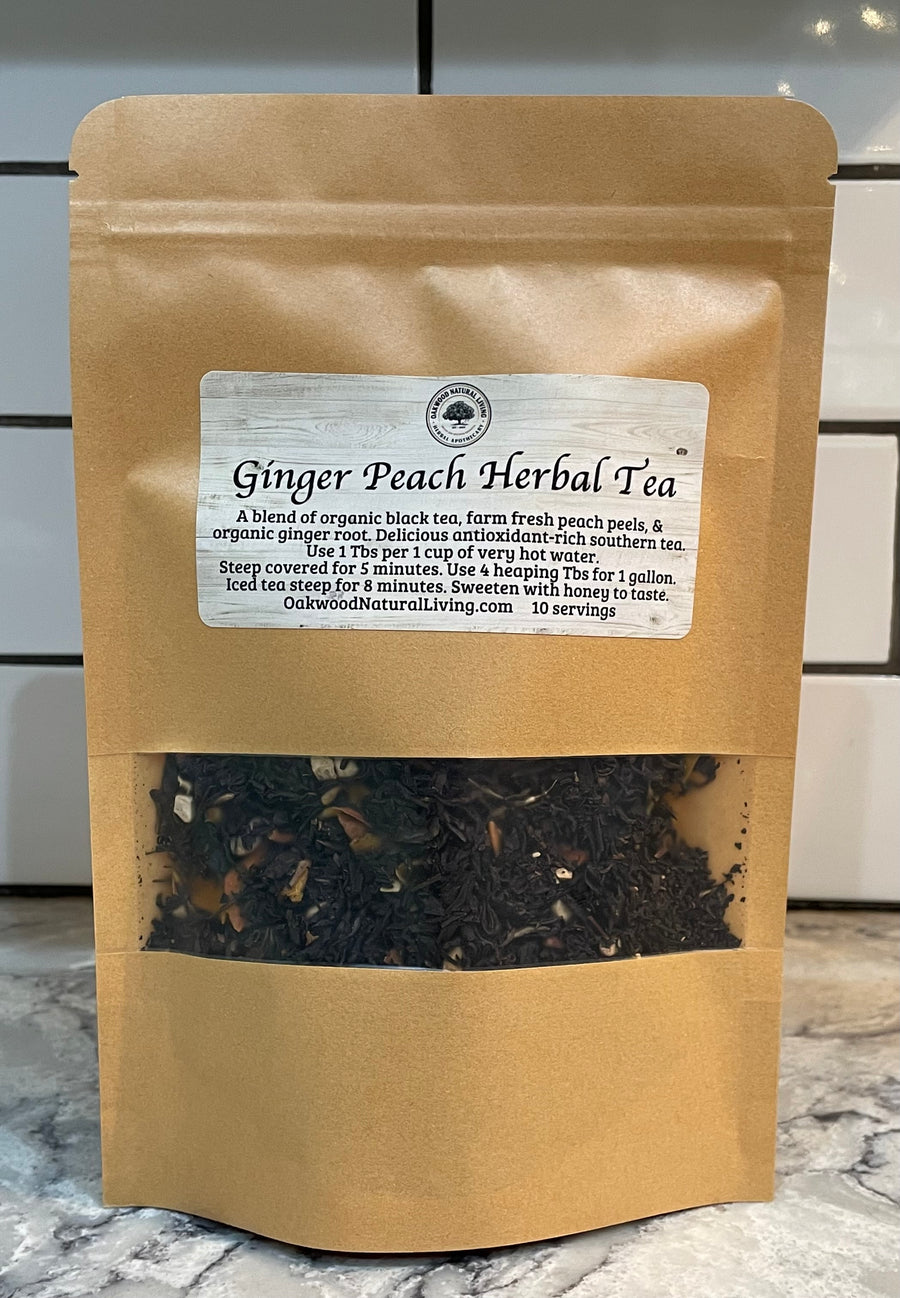 Ginger Peach Herbal Tea