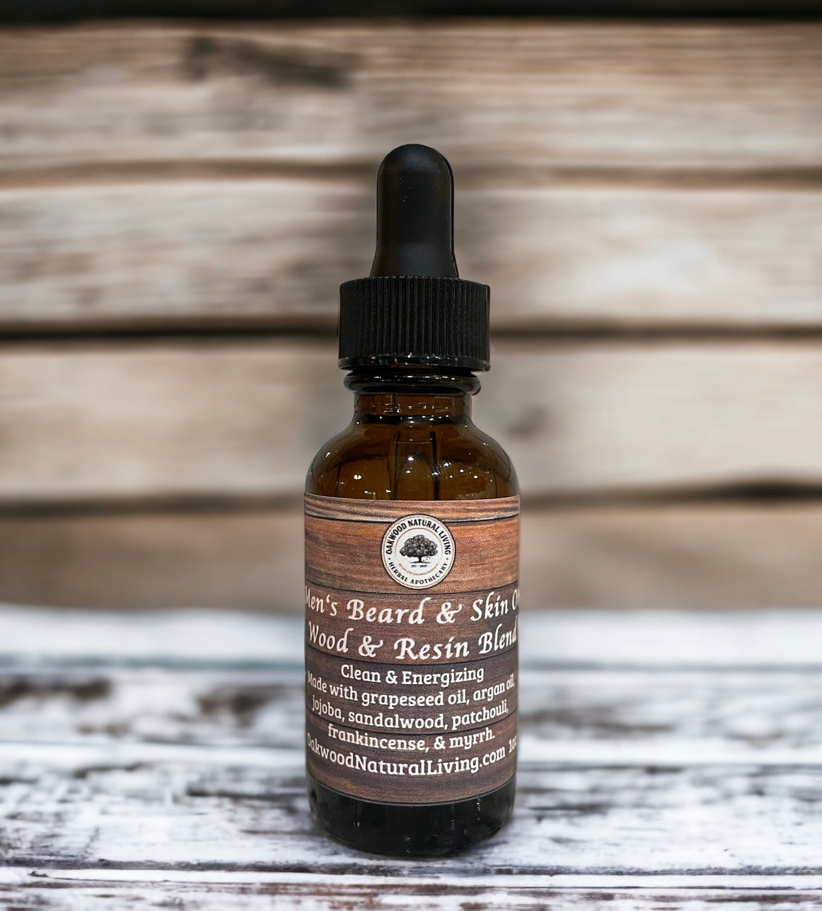 Mens Beard & Skin Oil "Wood & Resin Blend"