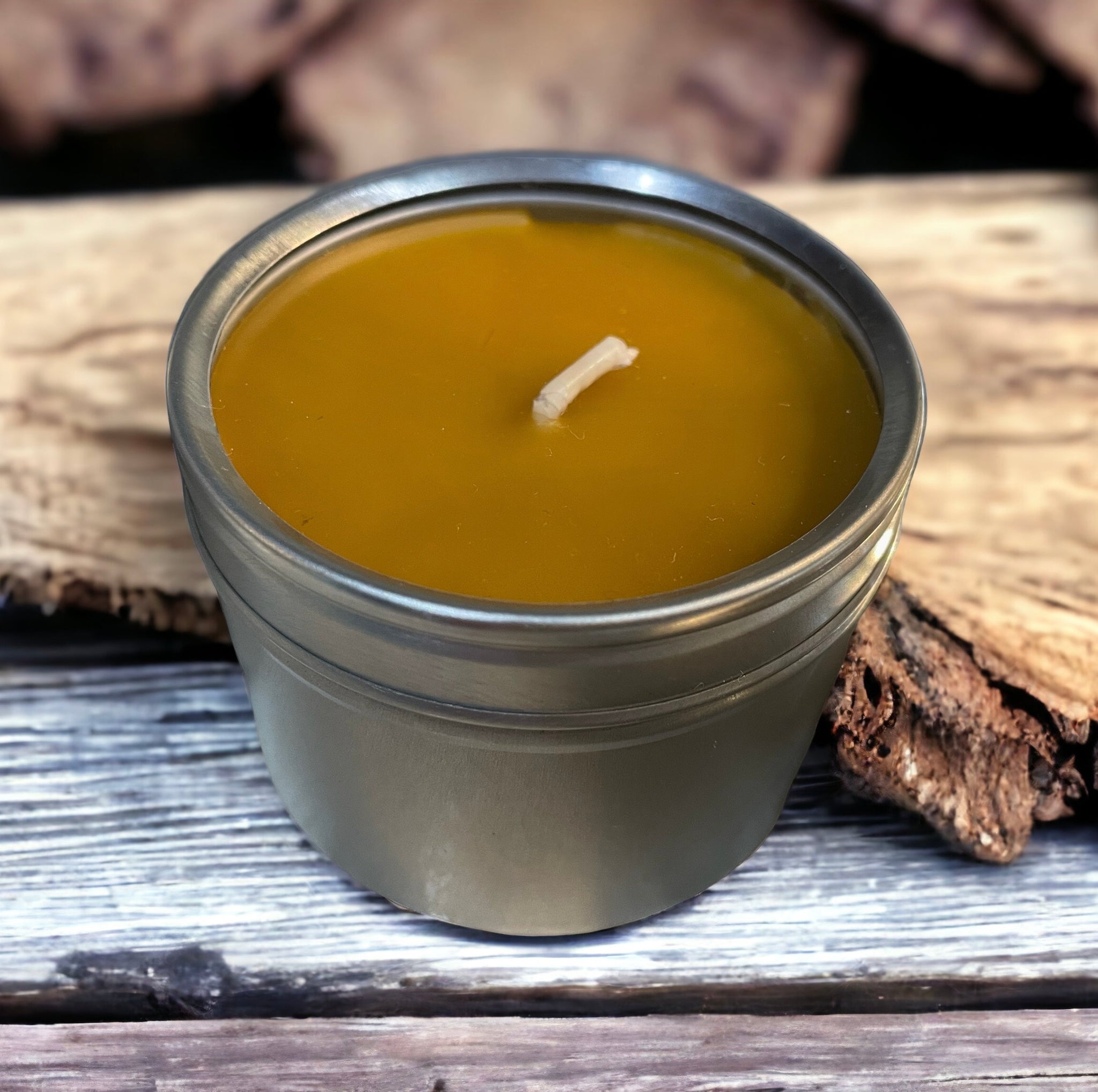 Natural Beeswax (Unscented) Pure Beeswax Candle – The Bath and