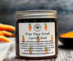 Carrot Seed Fine Face Scrub