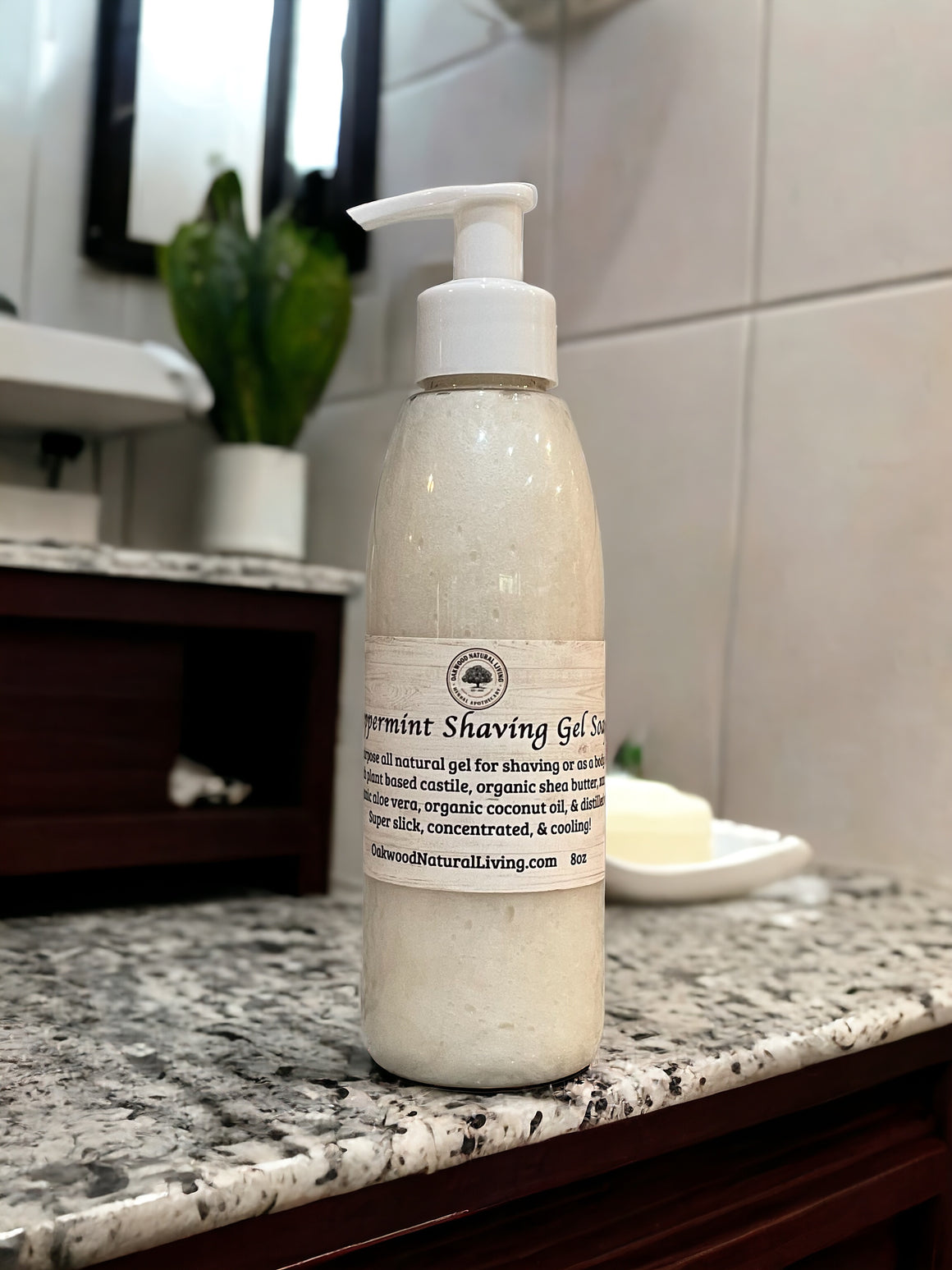 Peppermint Shaving Gel Soap