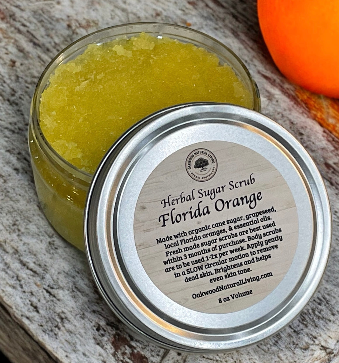 Sugar Face and Body Scrub Florida Orange