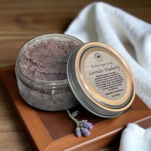 Sugar Face and Body Scrub Lavender & Blueberry