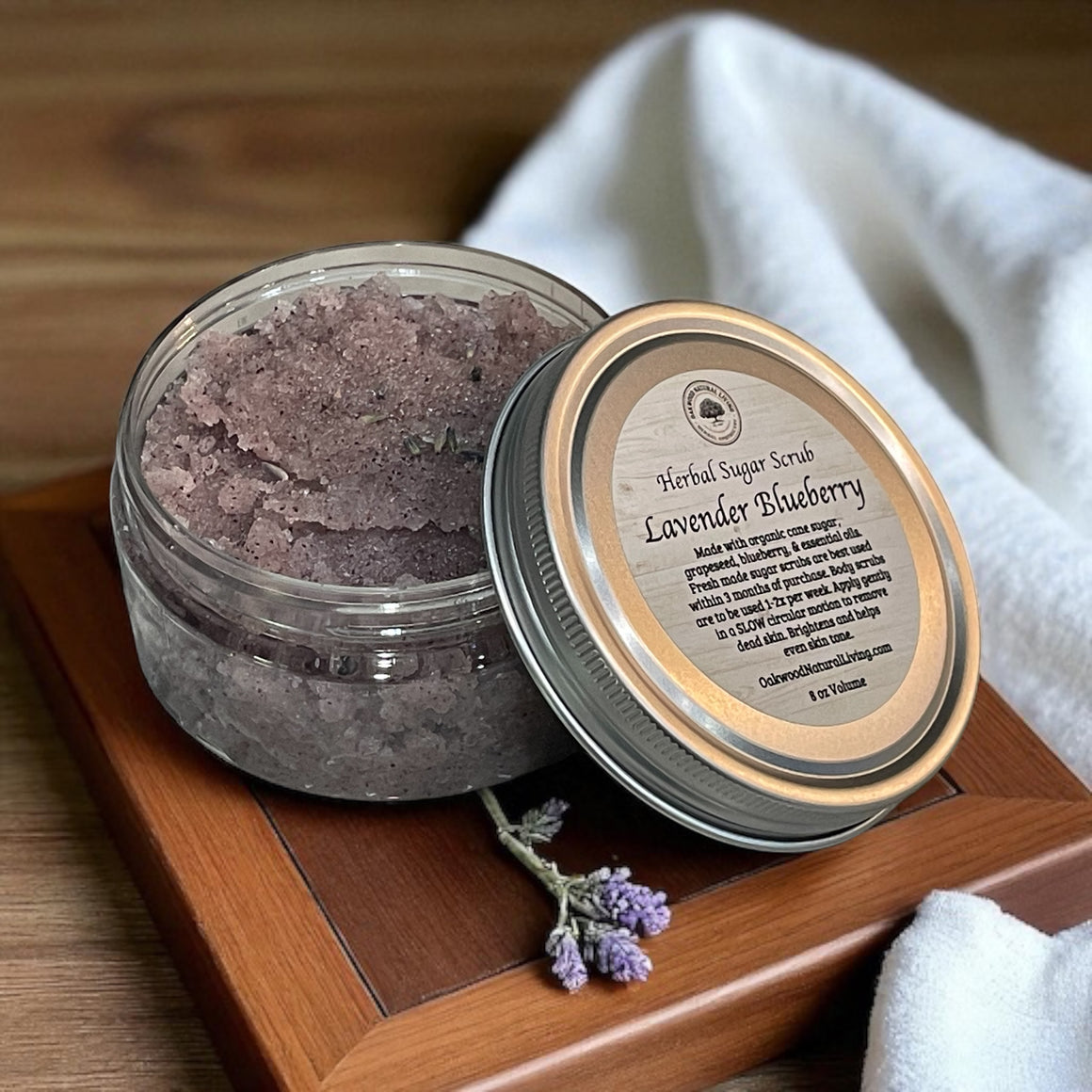Sugar Face and Body Scrub Lavender & Blueberry