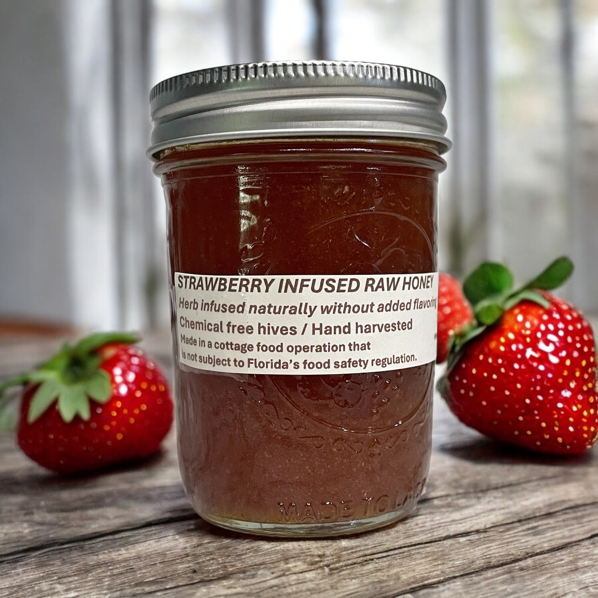 Raw Honey - Strawberry