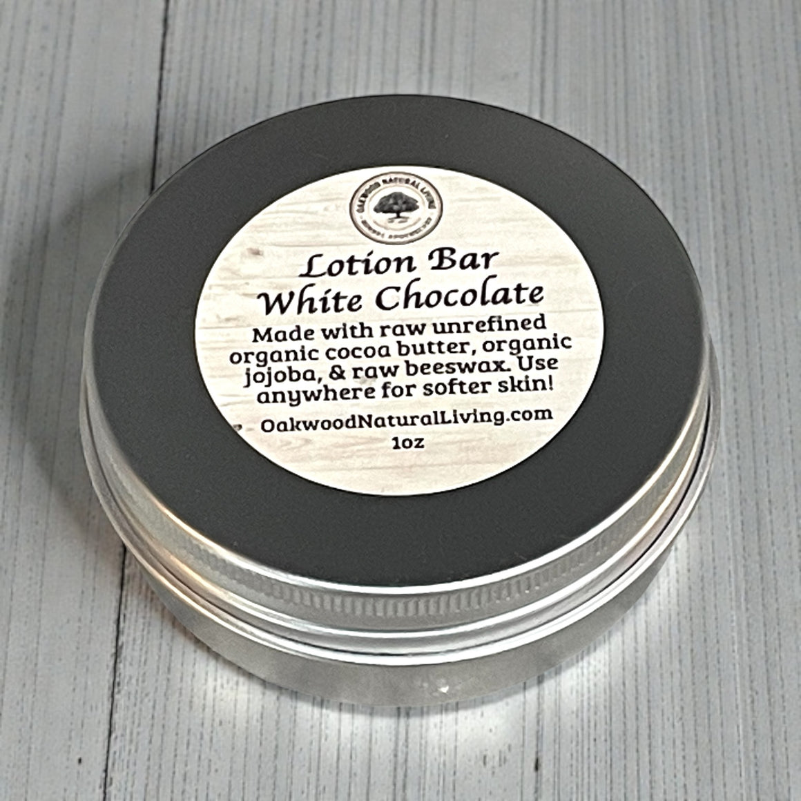White Chocolate Solid Lotion Bar - Oakwood Natural Living
