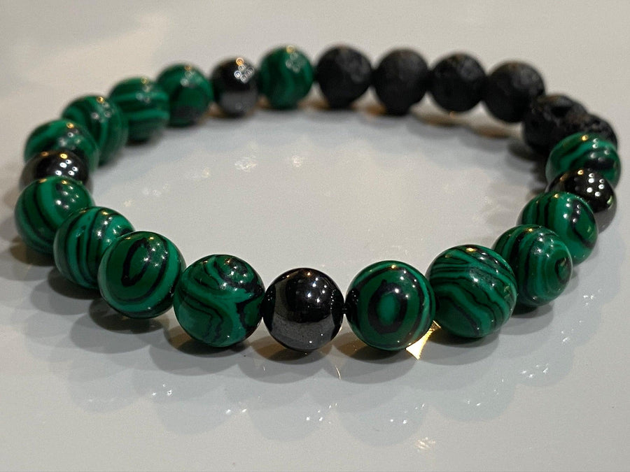 Aromatherapy Healing Stone Bracelet  PROTECTION - Oakwood Natural Living