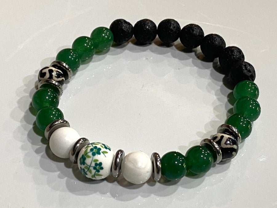 Aromatherapy Healing Stone Bracelet   JADE