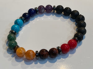 Aromatherapy Healing Stone Bracelet  CHAKRA