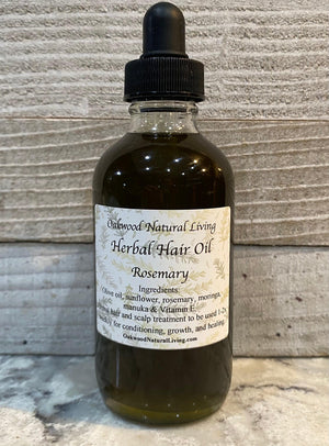 Rosemary Herbal Hair Oil - Oakwood Natural Living