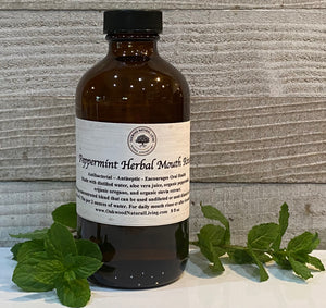 Peppermint Herbal Mouth Rinse