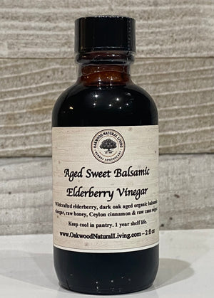 Sweet Balsamic Elderberry Vinegar