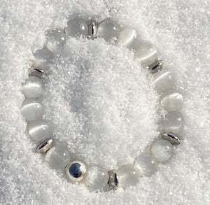 Healing Stone Bracelet - Selenite - Oakwood Natural Living