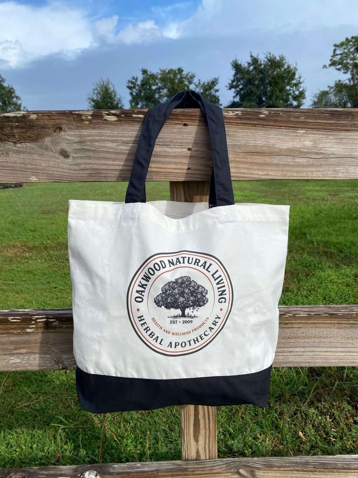 Logo Market Canvas Bag - Oakwood Natural Living