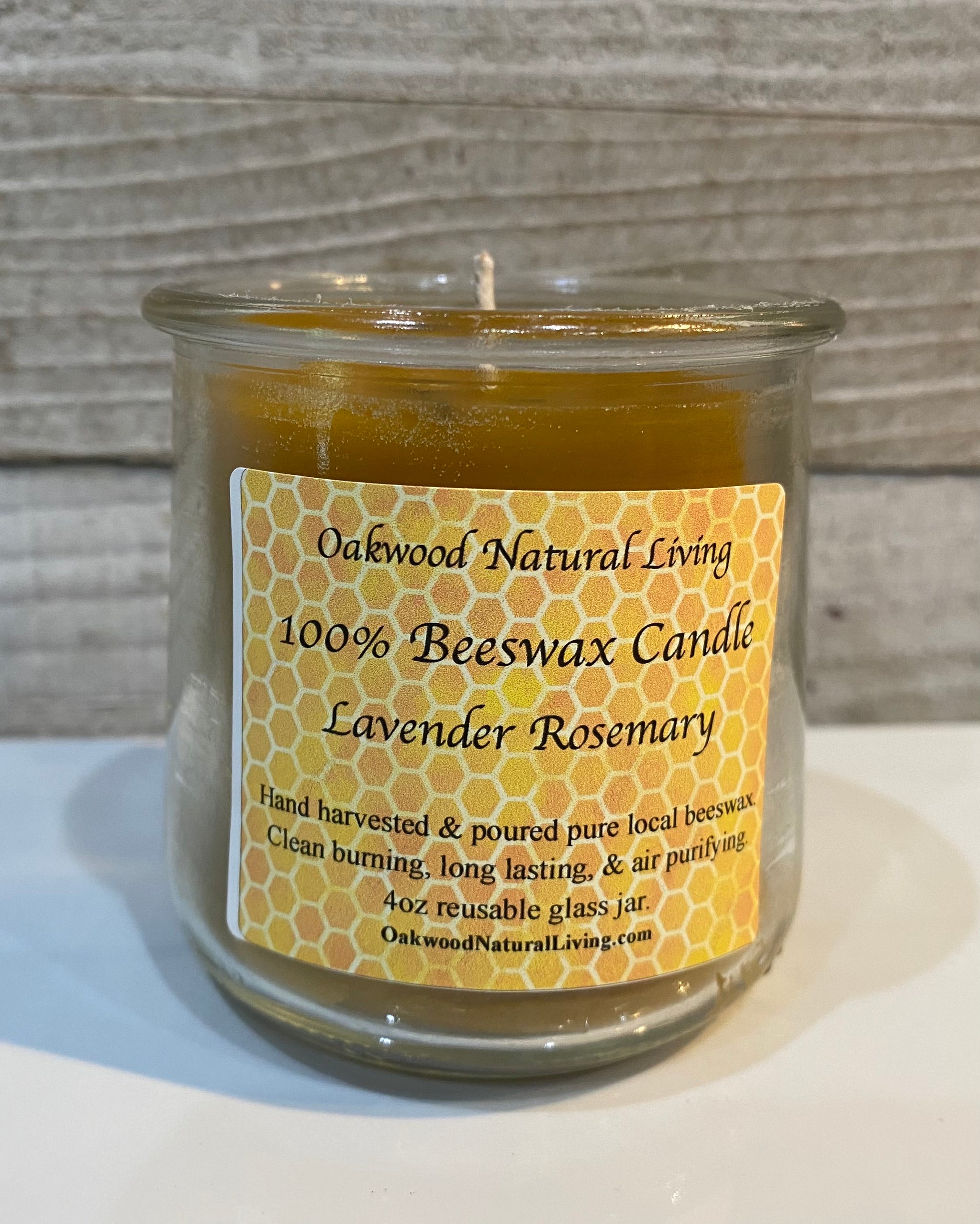 Pure Beeswax Candle - 100% Pure Beeswax